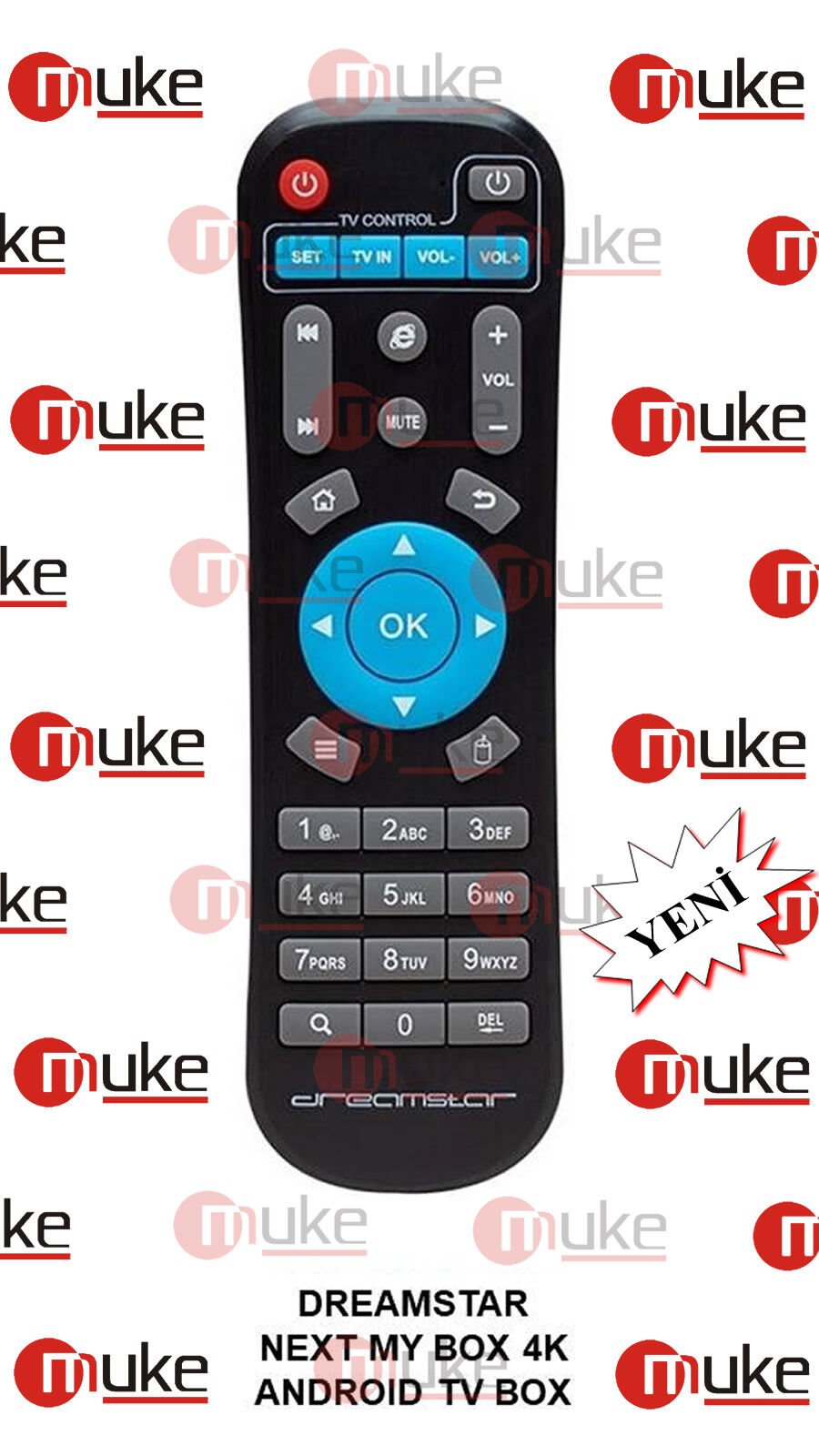 MUKE MR0855 DREAMSTAR-NEXT MY BOX 4K ANDROID BOX KUMANDASI KR0855