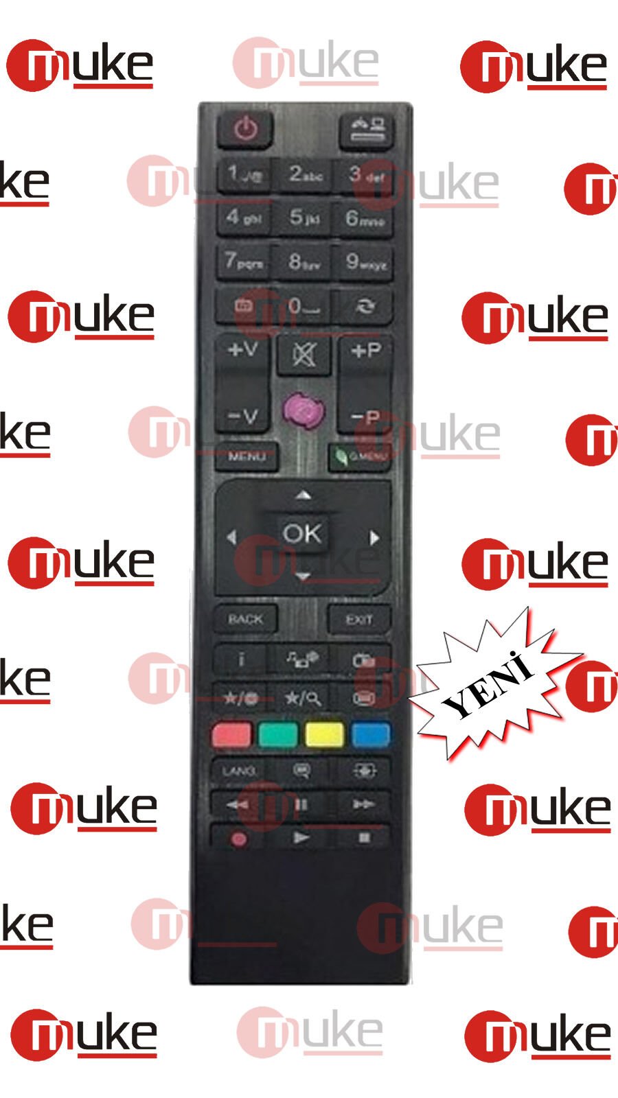 MUKE ML1138 VESTEL REGAL MOR TUŞLU  SMART TV KUMANDASI