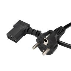 POWER KABLO C13 1,5MT SİYAH L TİP S-LİNK SL-PL270