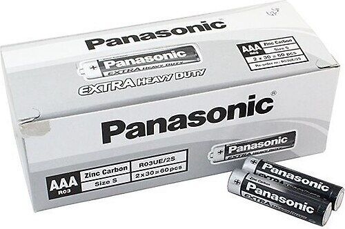 PANASONIC R03UE/S AAA KUMANDA PİLİ 60 LI PAKET MANGANEZ