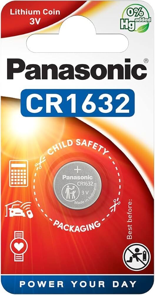 PANASONIC CR1632 3V PARA LITHIUM PİL TEKLİ