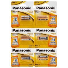 PANASONIC LR03 1,5V AAA İNCE KALEM PİL 12'Lİ KARTELA