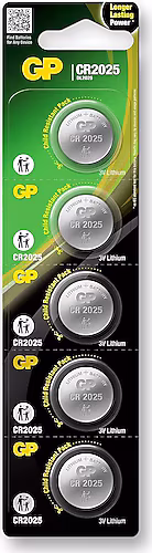 GP Pil Düğme 2025 3V 5Li Paket