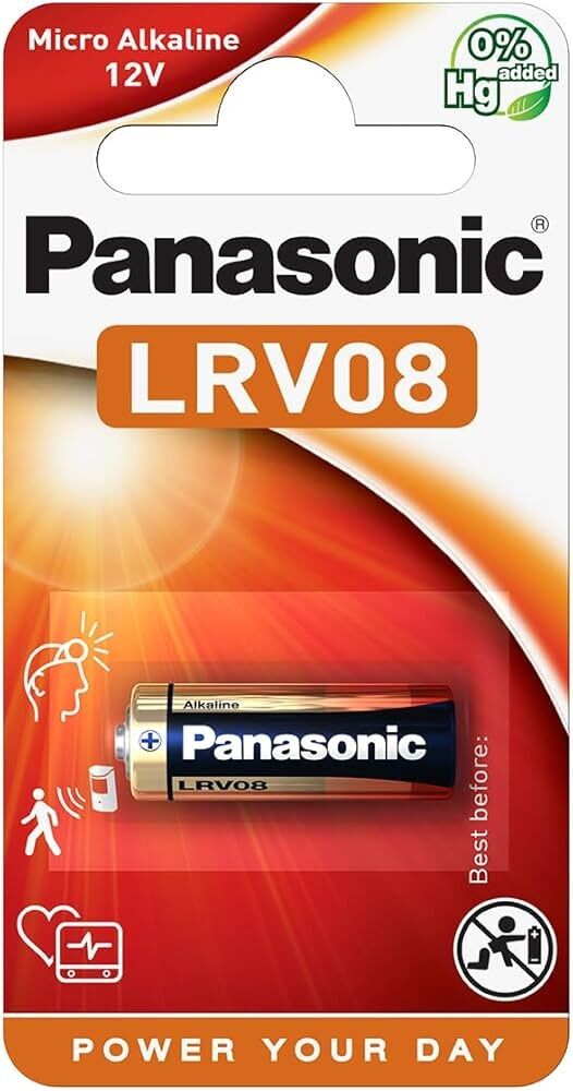 PANASONIC LRV08L/1BP -23A 12V 38MAH TEKLİ MİCRO ALKALİN PİL