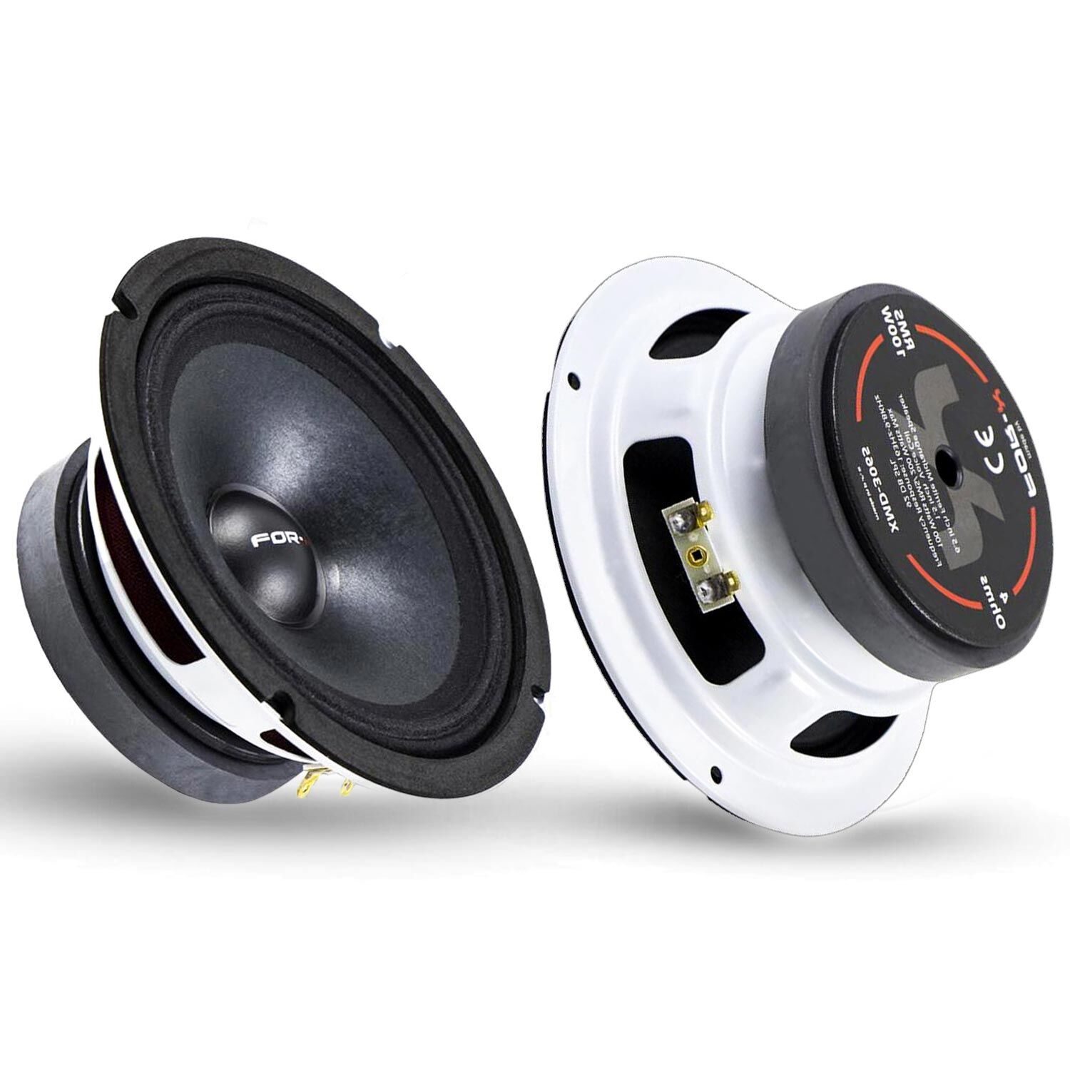 FOR-X XMD-3065 Oto Midrenge 16cm 200 Watt Beyaz 2 Adet