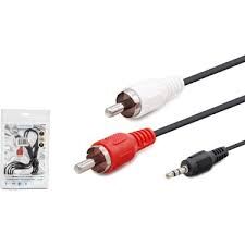 KABLO 2RCA AUX 3,5MM 1,5MT HADRON HDX-1042