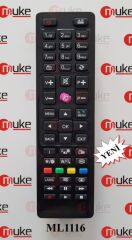 MUKE ML1116 VESTEL-SEG-REGAL FINLUX-NEXON MOR TUŞLU SMART TV KUMANDASI