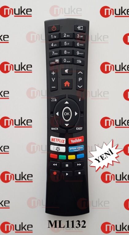 MUKE ML1132 VESTEL NETFLIX-YOUTUBE-PRİME TUŞLU SMART TV KUMANDASI