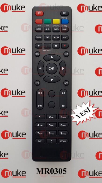 MUKE MR0305 MOONSTAR-RAMSATMİNİ-HOMETECH UYDU KUMANDASI KR0305