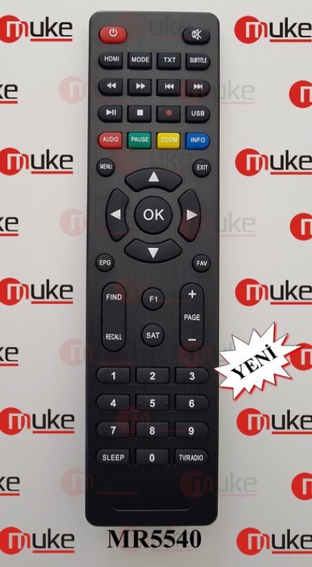 MUKE MR5540 NEXT TANGO-TANGO PLUS UYDU KUMANDASI KR5540