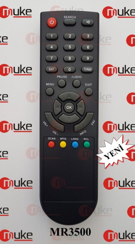 MUKE MR3500 SAMUX 3500-ASTRACOM 3500 FTA UYDU KUMANDASI KR3500