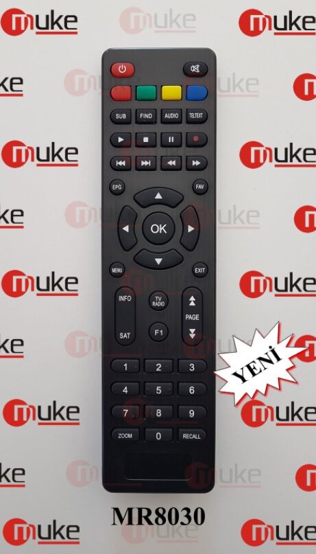 MUKE MR8030 ROSE 8830HD-DİGİPOLE 88 UYDU KUMANDASI KR8030