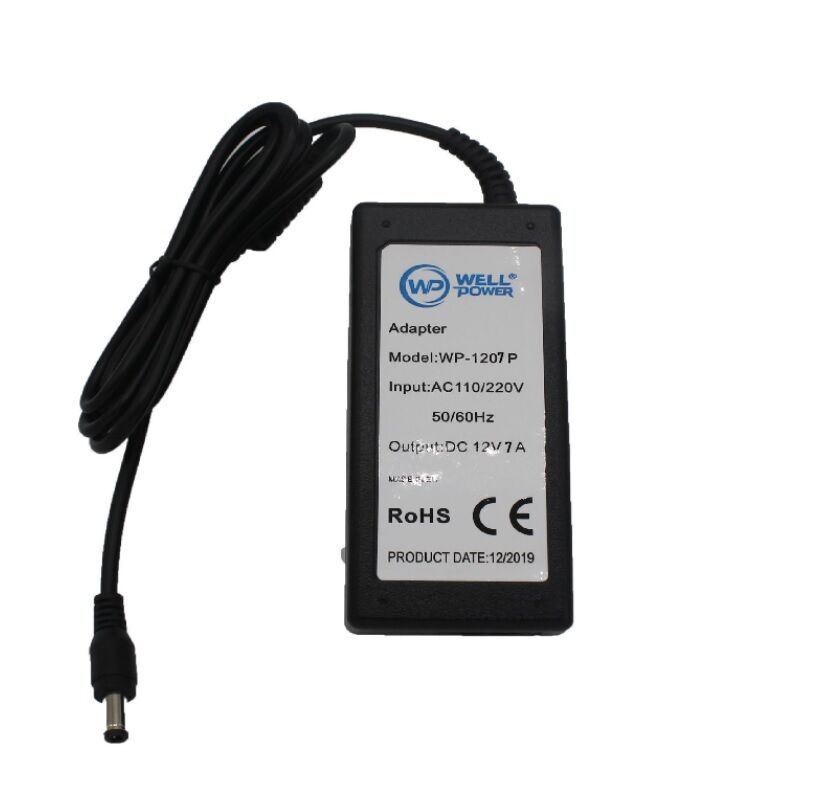 WELLPOWER WP-1207P EKO 12 VOLT 7 AMPER PLASTİK KASA 5,5X2,5 MM