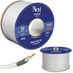 NEXT YE-6401AL RG6 U/4 FULL HD 64 TEL ANTEN KABLOSU 100 METRE