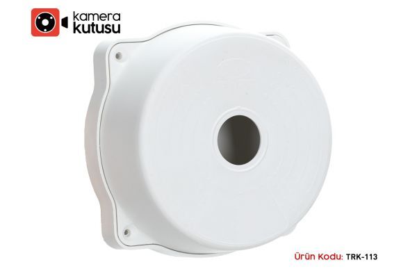 OEM TRK-113 YUVARLAK KAMERA MONTAJ BUATI BEYAZ (TABAN DAHİL)